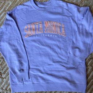 Hollister, light purple, Santa Monica, California sweatshirt!